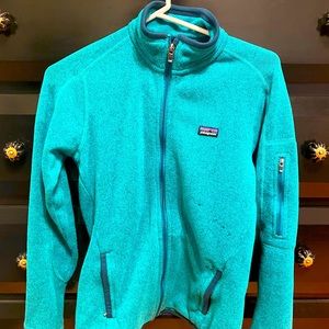 Patagonia teal womens xs fleece